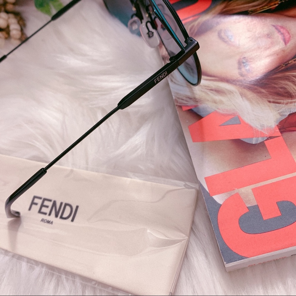 FENDI 53mm Cutout Cat Eye Sunglasses - Picture 4 of 8